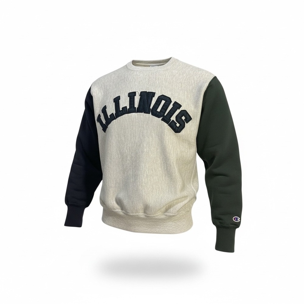 Champion Reverse Weave Illinois Fighting Illini Crewneck Vtg MIUSA Sweatshirt XL